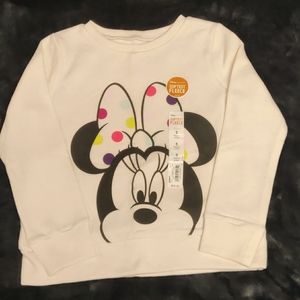 Girls Minnie Mouse Fleece Sweatshirt